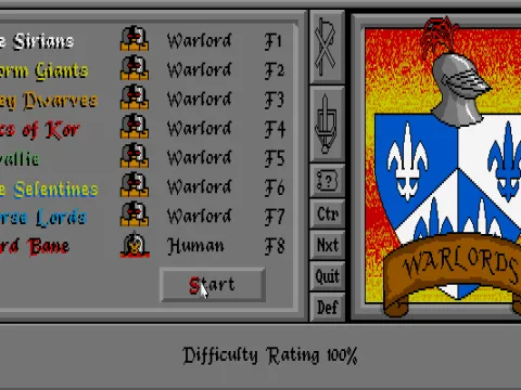 
											Player setup