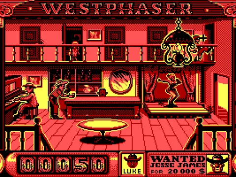 
											Shoot that sneaky thief for bonuses (EGA)