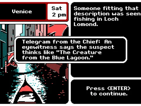 
											From time to time, the chief gives you clues