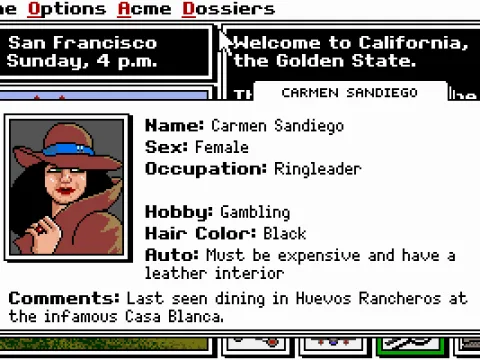 
											Carmen's dossier