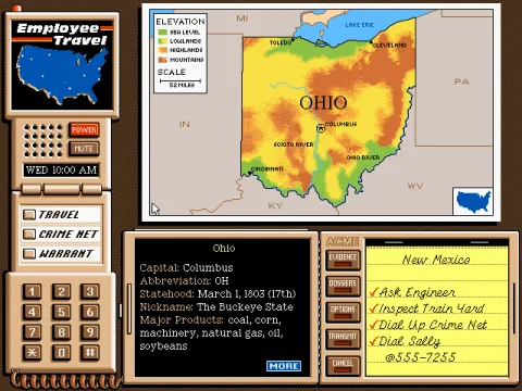 
											Click the magnifying glass on a state within the map to bring a close-up view of it, giving you an outline of its towns and cities