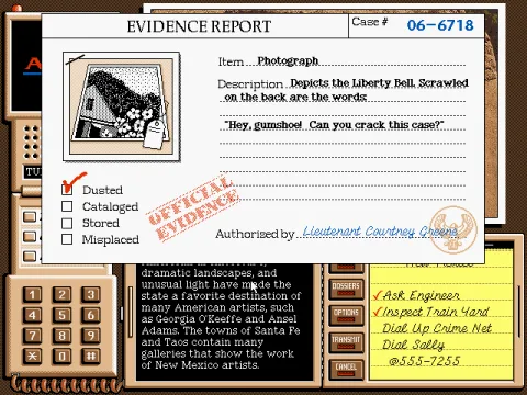 
											Evidence Report