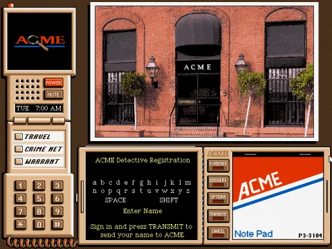 
											Name Entry