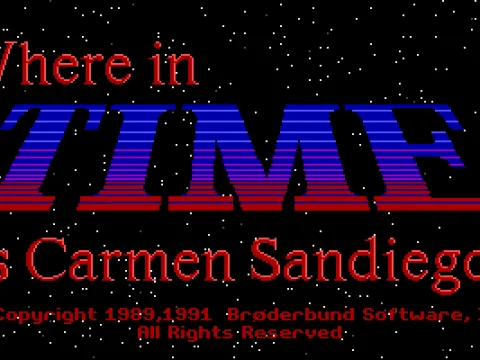 
											title screen - EGA