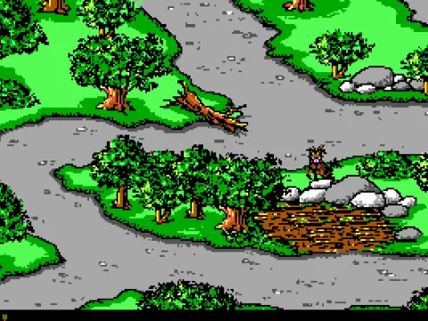 
											escape through the forest - EGA