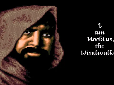 
											The enigmatic Moebius - Similar to how Lord British was an alter-ego for Ultima designer Richard Garriott, so to was Moebius for Greg Malone.