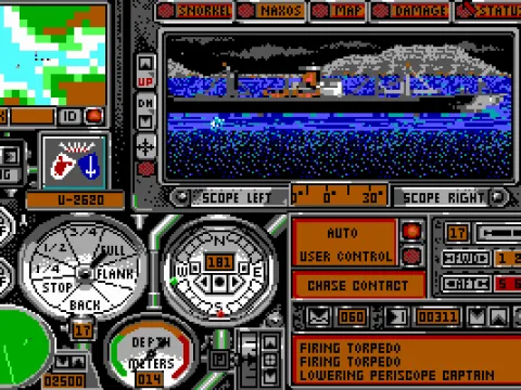 
											U-boat Controls (EGA)