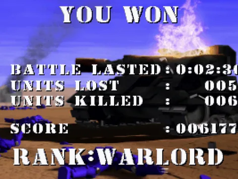 
											Level won screen