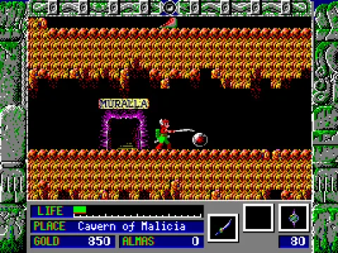 
											In the caverns of Jashiin (cavern of malicia) (MCGA)