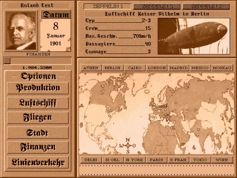 
											The main screen