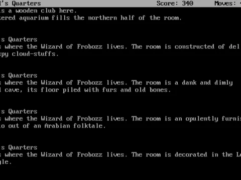 
											The Wizard's quarters appear differently every time you look at them. There are 7 possible appearances.