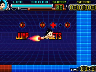 
											Learning to jump and use the jets