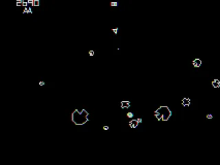 
											Asteroids - Destroy the asteroids and any UFOs