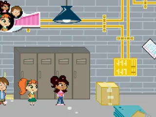 
											You have to navigate the level with all 3 kids.
