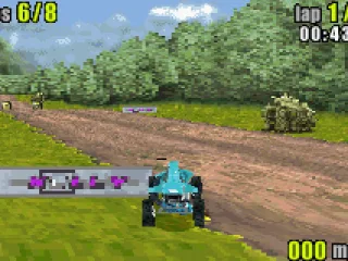 
											Hitting the sign will knock you off your quad.