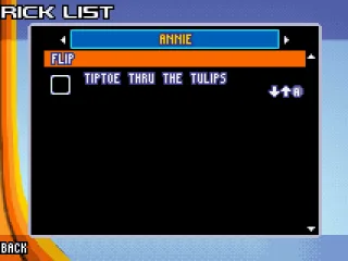 
											Trick List