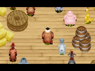 
											Inside the barn