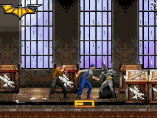 
											Fighting in a warehouse.