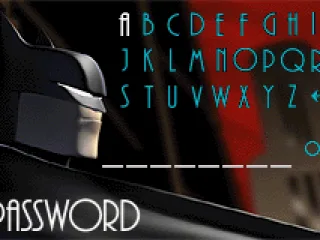 
											Password screen.