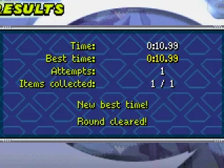 
											Results screen