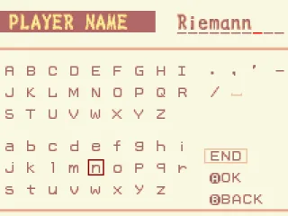 
											Entering a name
