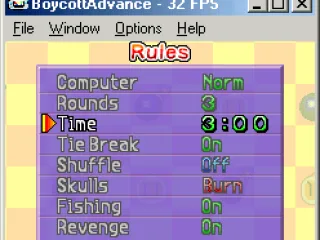 
											In a slugfest mode, you select the rules...