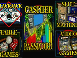 
											Choose game type, go to cashier or get a password
