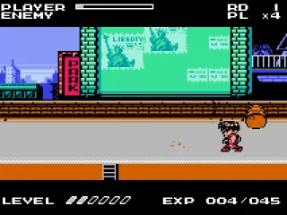 
											Mighty Final Fight: the barrels require quick reflexes to smash.