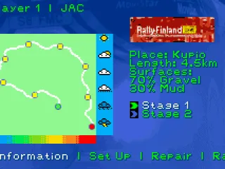 
											Map of Stage One