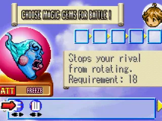 
											Versus Computer: Magic gem select interface