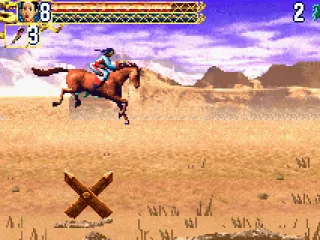 
											A horseback sequence
