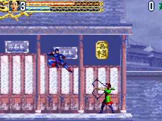 
											Fighting an archer.