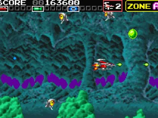 
											The bubbles increase to power of the weapon with the same colour.