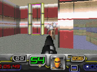 
											The combat rifle in action