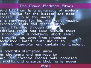 
											The David Beckham Story