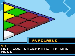 
											Choose a puzzle. Yellow= complete, green= available, red=unavailable, white=cursor