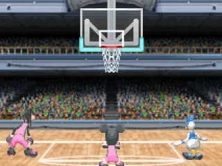 
											Mickey versus the basket