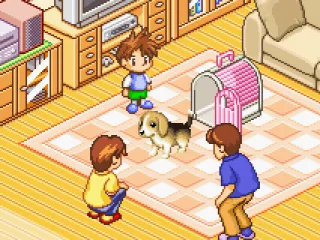 
											At home with your puppy.