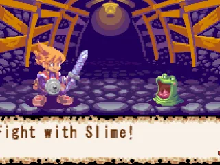 
											Green cute slime