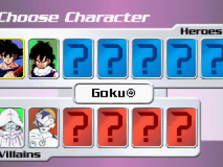 
											Choosing a character.