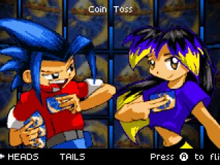 
											The coin toss to see who goes first.