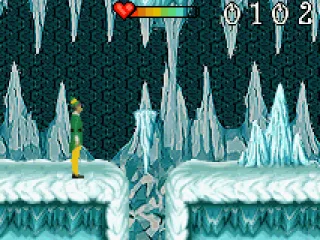 
											A falling icicle.