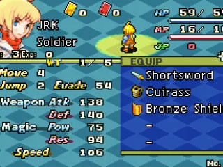 
											Status screen