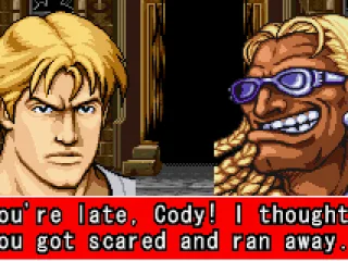 
											There are dialogues before the boss battle in GBA version. Very cool!