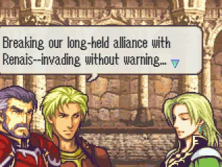 
											Lots story sequences keep you informed about the different characters and story branches.