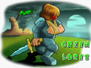 
											Game over screen