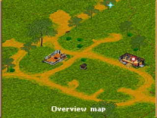 
											Overview of the area ;we have to walk to the stable