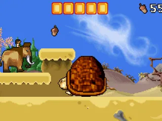 
											First boss of the game