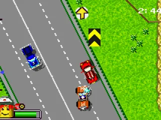 
											Off to the car races