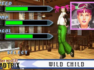 
											Character select.